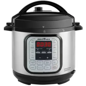 Panela de Pressão Elétrica Britânia 5L Preto Inox 110V BPP02G 66401151