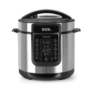 Panela de Pressão Elétrica Digital EOS Multicooker 6L Inox 127V EPP60DI