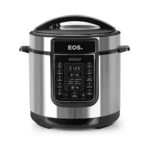 Panela de Pressão Elétrica Digital EOS Multicooker 6L Inox 220V EPP60DI