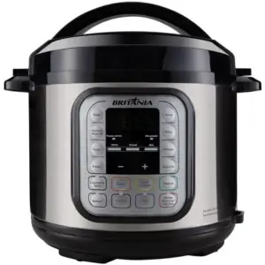 Panela de Pressão Elétrica Digital Britânia 5L com Timer BPP02PI Panela de Pressão Elétrica Digital Britânia 5L com Timer BPP02PI