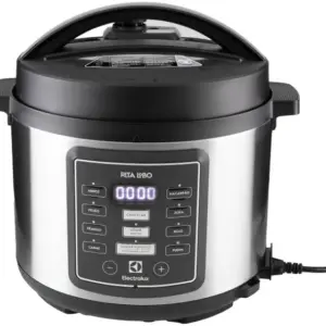 Panela de Pressão Elétrica Electrolux Experience by Rita Lobo 5L 1000W Inox PCC15 Panela de Pressão Elétrica Electrolux Experience by Rita Lobo 5L 1000W Inox PCC15