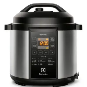 Panela de Pressão Elétrica Electrolux Experience by Rita Lobo 6L Inox PCC20 Panela de Pressão Elétrica Electrolux Experience by Rita Lobo 6L Inox PCC20