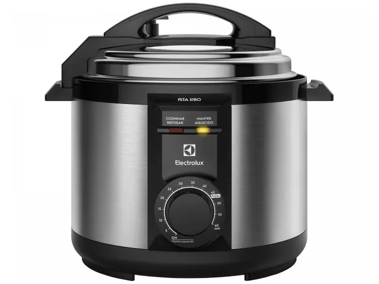 Panela de Pressão Elétrica Electrolux 5L 900W com Timer e Controle de Temperatura PCE20