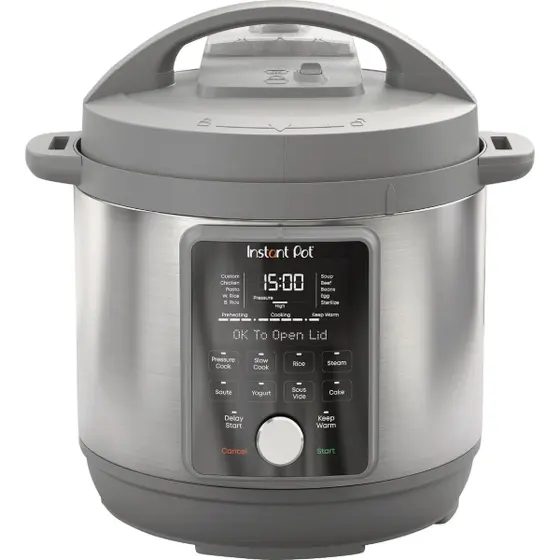 Panela de Pressão Elétrica Instant Pot Duo Plus 8L Inox