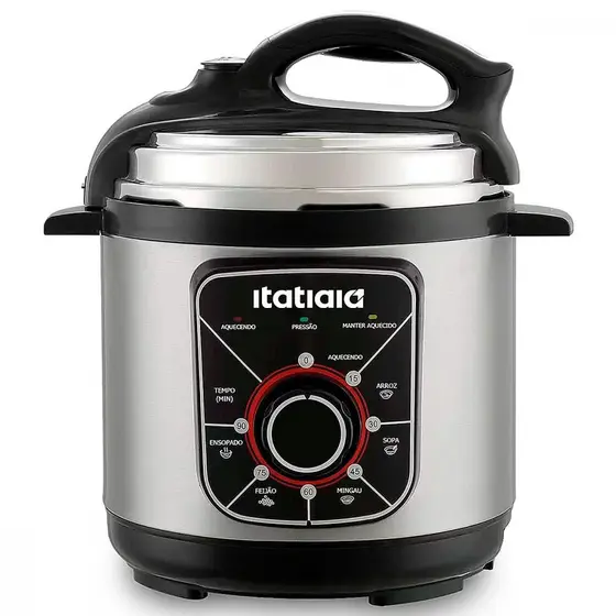 Panela de Pressão Elétrica Itatiaia Essencial 3L 700W Inox 127V