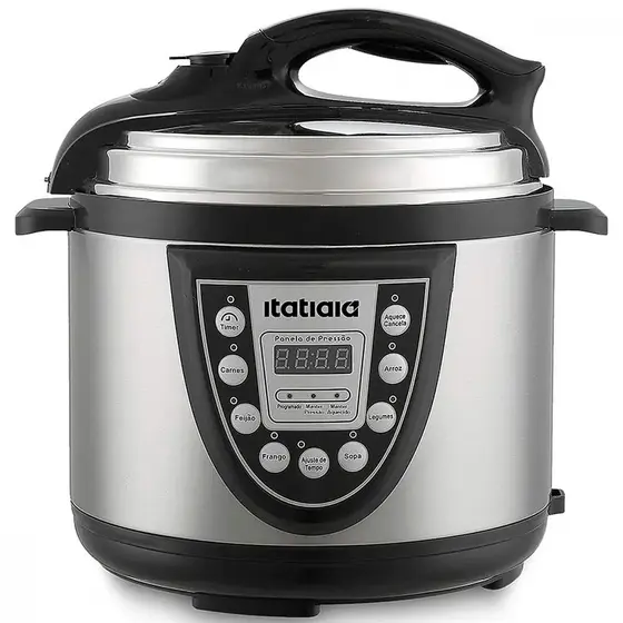 Panela de Pressão Elétrica Itatiaia Midi 5L 900W Inox 127V