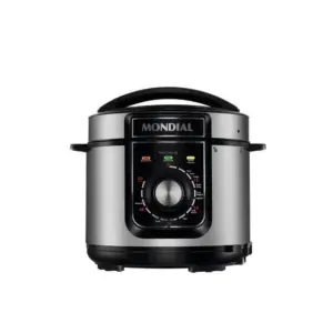 Panela de Pressão Elétrica Mondial Pratic Cook 5L 900W Preto Inox 220V PE-48-5L-I Panela de Pressão Elétrica Mondial Pratic Cook 5L 900W Preto Inox 220V PE-48-5L-I