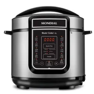Panela de Pressão Elétrica Mondial Master Cooker 127V PE-38 Panela de Pressão Elétrica Mondial Master Cooker 127V PE-38