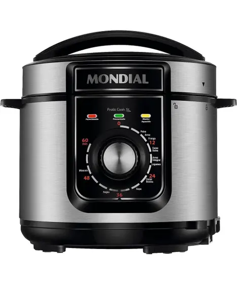 Panela de Pressão Elétrica Mondial Pratic Cook 5L PE-48-5L-I