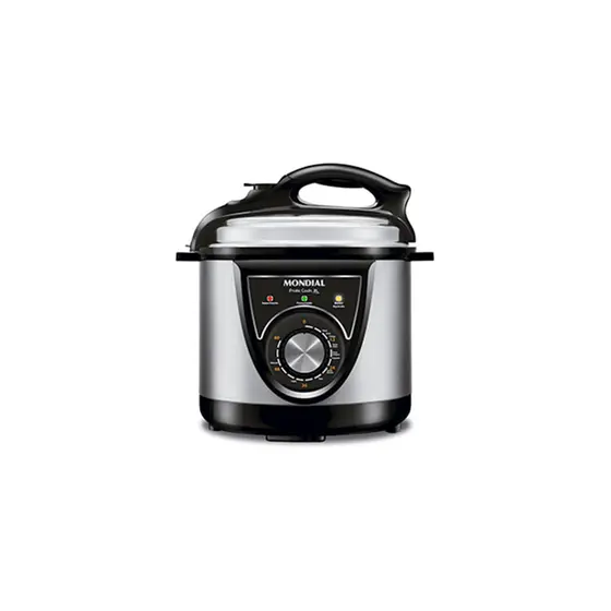 Panela de Pressão Elétrica Mondial Pratic Cook 3L Inox