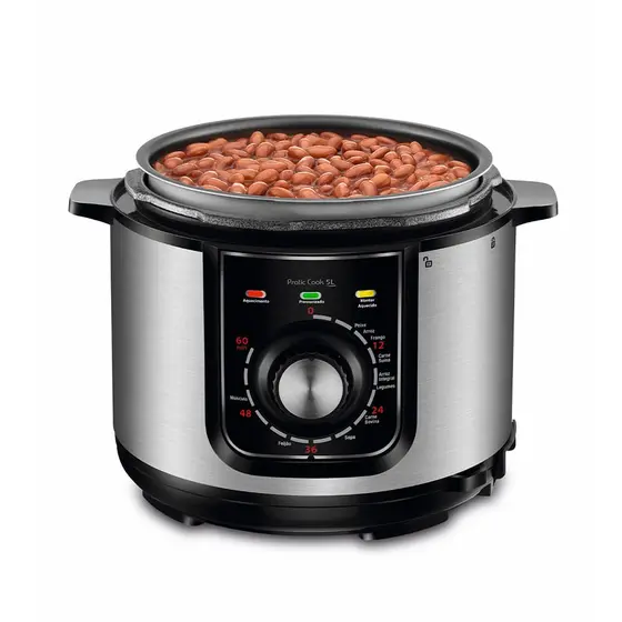 Panela de Pressão Elétrica Mondial Pratic Cook Premium I 5L PE-48-5L-I