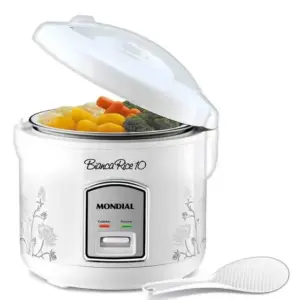 Panela de Arroz Elétrica Mondial 10 Xícaras com Função Aquecer 127V