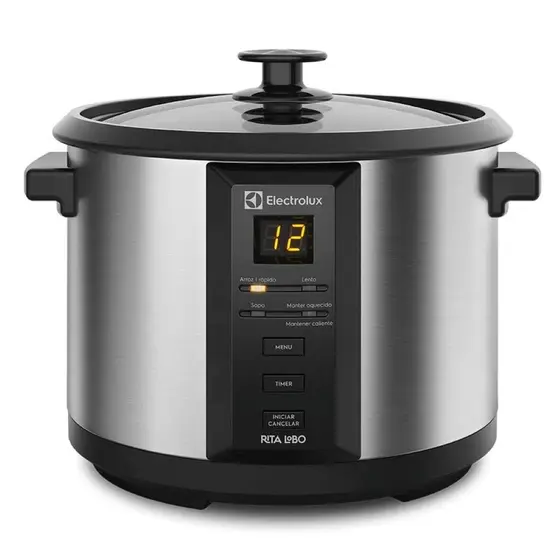 Panela de Arroz Elétrica Electrolux Chef por Rita Lobo 1.8L Inox 220V ECC20