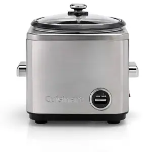 Panela de Arroz Elétrica Cuisinart 1L com Vaporizador Inox 220V CRC800E-DI Panela de Arroz Elétrica Cuisinart 1L com Vaporizador Inox 220V CRC800E-DI