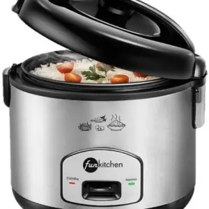 Panela de Arroz Elétrica Fun Kitchen 6 Xícaras 500W Inox 220V