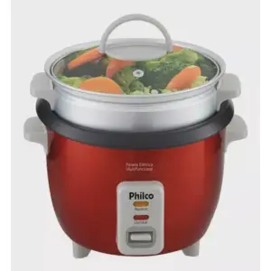Panela de Arroz Elétrica Multifuncional Philco 3 Xícaras 127V Panela de Arroz Elétrica Multifuncional Philco 3 Xícaras 127V