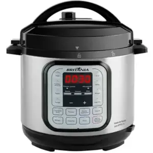 Panela Elétrica de Pressão Britânia Gold 5L 10 Xícaras BPP02G Panela Elétrica de Pressão Britânia Gold 5L 10 Xícaras BPP02G