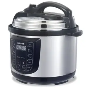Panela Elétrica de Pressão Digital Amvox 5L 900W Multifuncional com Timer 220V APS050 Panela Elétrica de Pressão Digital Amvox 5L 900W Multifuncional com Timer 220V APS050