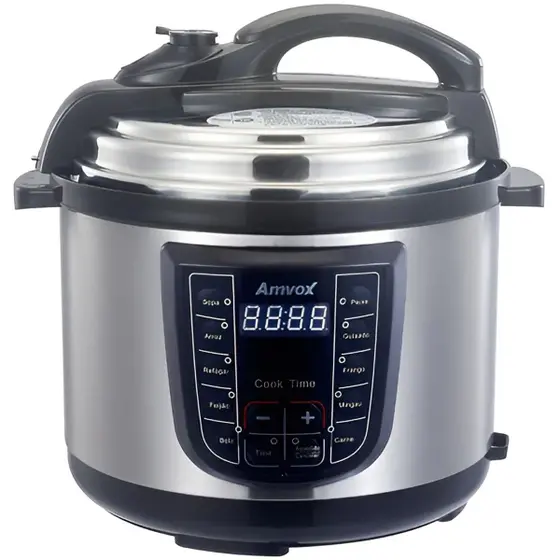 Panela Elétrica de Pressão Digital Amvox 5L 900W Multifuncional com Timer APS050