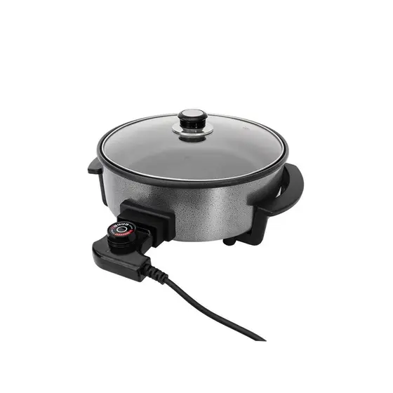 Panela Multifuncional Grill Agratto Redonda Antiaderente 30cm 1250W 127V