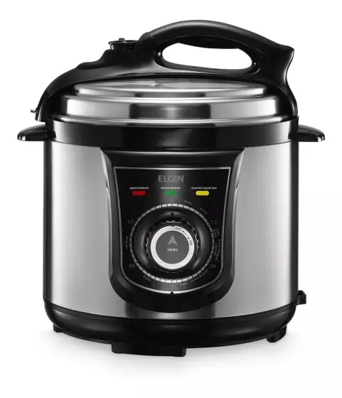 Panela de Pressão Elétrica Elgin 4L 840W Aço Inox 42PPR