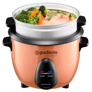 Panela de Arroz Elétrica Risoteira Gradiente All Day Multiuso com Vaporeira Panela de Arroz Elétrica Risoteira Gradiente All Day Multiuso com Vaporeira