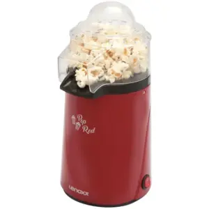 Pipoqueira Elétrica Lenoxx Pop Red para 3 xícaras Vermelha