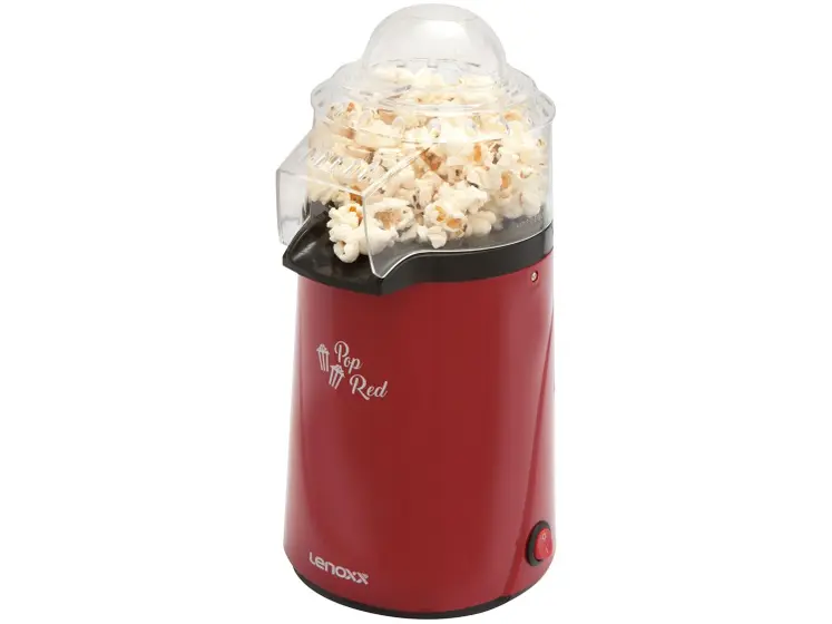 Pipoqueira Elétrica Lenoxx Pop Red para 3 xícaras Vermelha