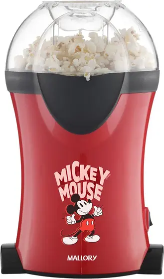 Pipoqueira Elétrica Mallory Mickey Mouse 1200W Vermelha 220V