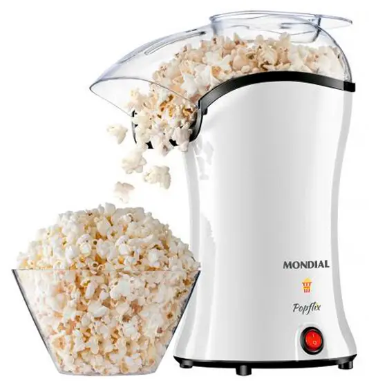 Pipoqueira Elétrica Mondial Popflix 1200W Branco 220V PP-04