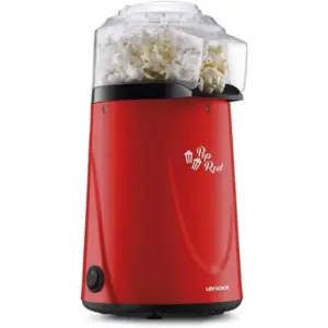Pipoqueira Elétrica Lenoxx Pop Red sem Óleo 1200W Vermelha 127V
