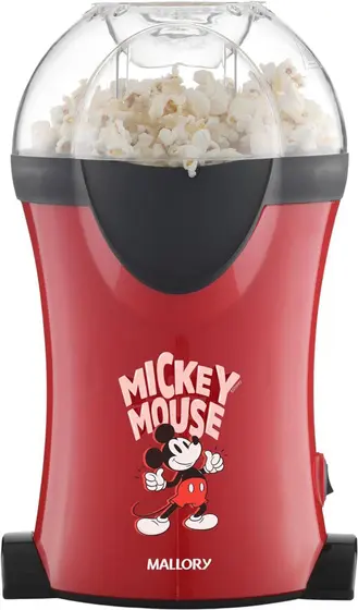 Pipoqueira Elétrica Mallory Mickey Mouse 1200W Vermelha 220V