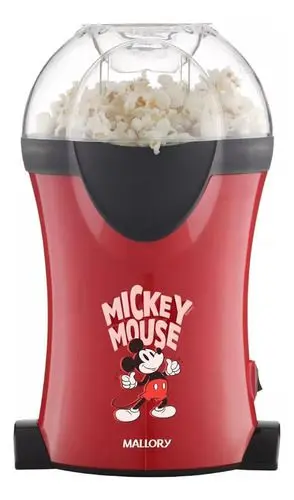 Pipoqueira Elétrica Mallory Mickey Mouse sem Óleo 1200W