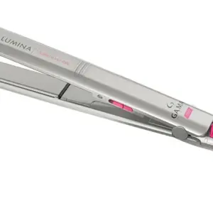 Prancha Alisadora Gama Italy New Lumina Tourmaline Íon 37W Prata/Rosa Bivolt