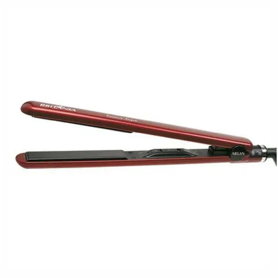 Prancha Britânia Ceramic Argan Vermelha Bivolt