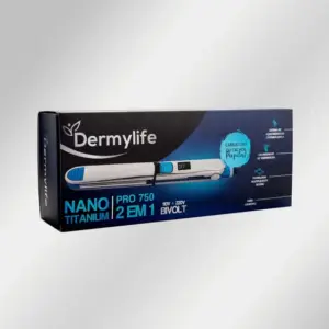 Prancha Dermylife Titanium Pro750 2 em 1