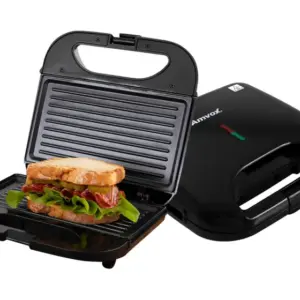 Sanduicheira Amvox Preta Antiaderente 750W AMS-370 Sanduicheira Amvox Preta Antiaderente 750W AMS-370
