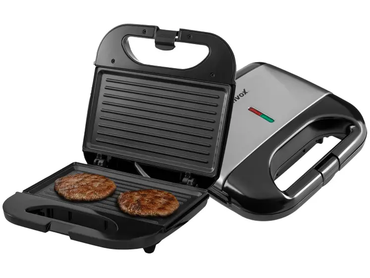 Sanduicheira Amvox Preta Antiaderente 750W AMS 500