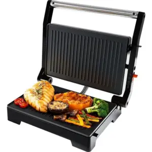 Sanduicheira e Grill Cadence Inox 1000W 110V GRL616 Sanduicheira e Grill Cadence Inox 1000W 110V GRL616