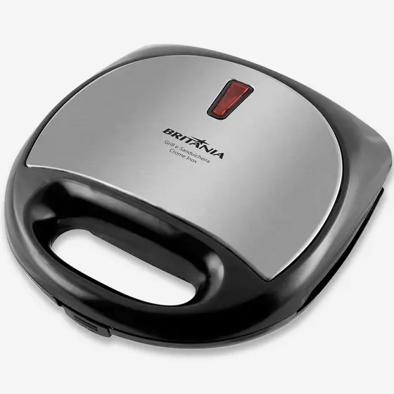 Sanduicheira e Grill Britânia Crome Inox 220V 064002069