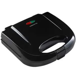 Sanduicheira e Grill Elétrica Agratto SA Black Dupla Antiaderente Preta 750W 127V Sanduicheira e Grill Elétrica Agratto SA Black Dupla Antiaderente Preta 750W 127V