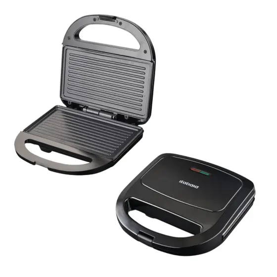 Sanduicheira e Grill Elétrica Itatiaia Essencial Antiaderente Preto 750W 127V