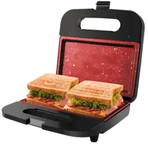Sanduicheira e Grill Misteira Britânia Redstone 2 em 1 750W 127V BGR16 Sanduicheira e Grill Misteira Britânia Redstone 2 em 1 750W 127V BGR16