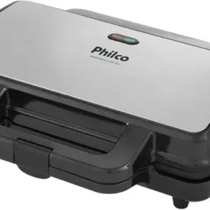 Sanduicheira e Grill Philco Preto e Inox 900W 110V PGR02I Sanduicheira e Grill Philco Preto e Inox 900W 110V PGR02I
