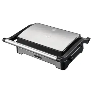 Sanduicheira e Mini Grill HQ Inox Antiaderente Abertura 180° 1000W 127V HQ-SG002 Sanduicheira e Mini Grill HQ Inox Antiaderente Abertura 180° 1000W 127V HQ-SG002