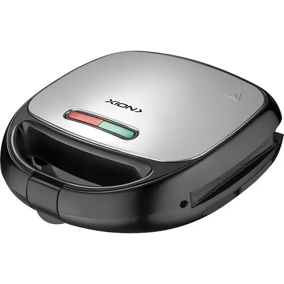 Sanduicheira Elétrica 3 em 1 Xion Preto e Inox 750W 220V XI-SW31