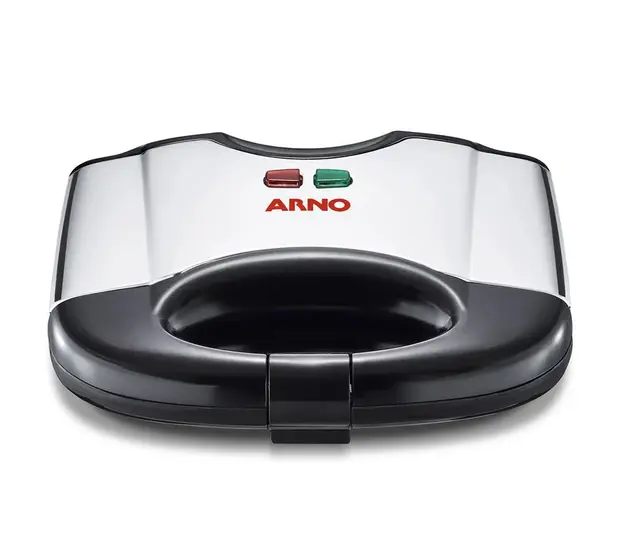 Sanduicheira Elétrica Grill Arno Compacta Inox 127V SACS