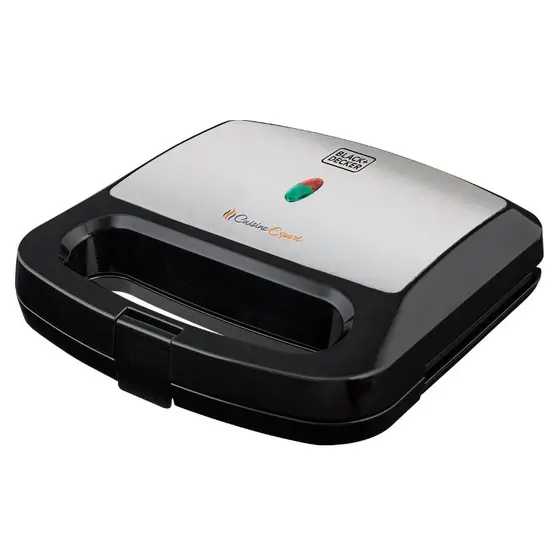 Sanduicheira Elétrica Black+Decker Preta 127V