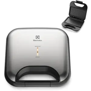Sanduicheira Elétrica Grill Electrolux Antiaderente Chapa Inox 750W 110V ESG20 Sanduicheira Elétrica Grill Electrolux Antiaderente Chapa Inox 750W 110V ESG20