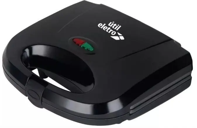 Sanduicheira Elétrica Util Eletro Preta 750W 220V